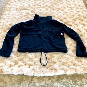 Black/White Warm-Up Jacket Jo+Jax Size: Adult Small